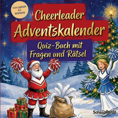 Cheerleader-Adventskalender: Quiz-Buch mit Fragen und Rätsel