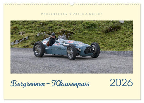 Bergrennen - Klausenpass (Wandkalender 2026 DIN A2 quer), CALVENDO Monatskalender