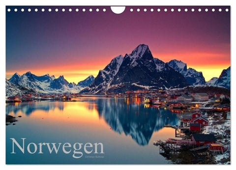 Norwegen (Wandkalender 2026 DIN A4 quer), CALVENDO Monatskalender