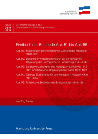 Findbuch der Bestände Abt. 51 bis Abt. 55