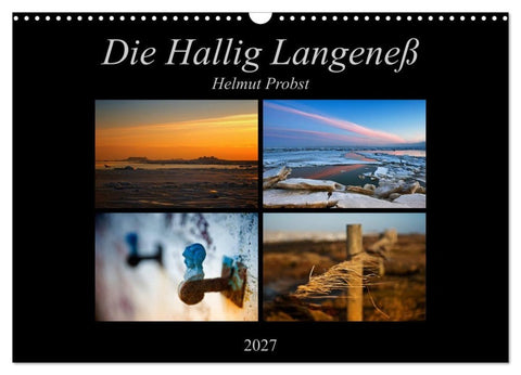 Die Hallig Langeneß (Wandkalender 2027 DIN A3 quer), CALVENDO Monatskalender