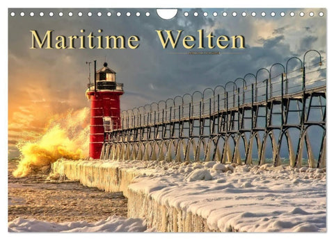 Maritime Welten (Wandkalender 2027 DIN A4 quer), CALVENDO Monatskalender