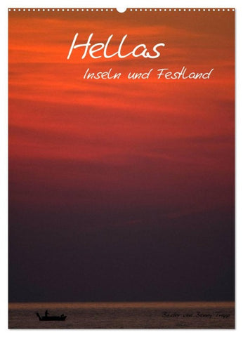 Hellas Inseln und Festland (Wandkalender 2026 DIN A2 hoch), CALVENDO Monatskalender