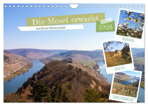 Die Mosel erwacht aus Ihrem Winterschlaf (Wandkalender 2026 DIN A4 quer), CALVENDO Monatskalender