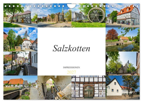 Salzkotten Impressionen (Wandkalender 2027 DIN A4 quer), CALVENDO Monatskalender
