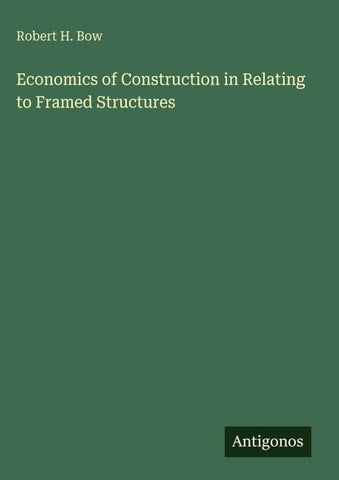 Economics of Construction in Relating to Framed Structures