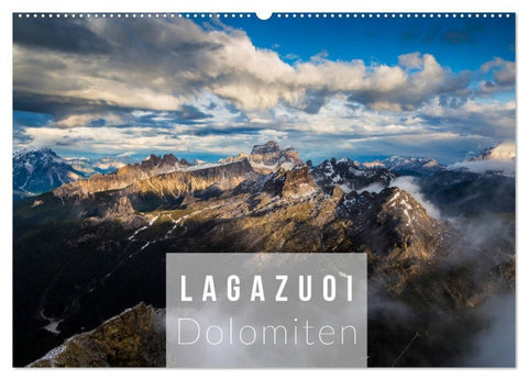 Lagazuoi Dolomiten (Wandkalender 2027 DIN A2 quer), CALVENDO Monatskalender