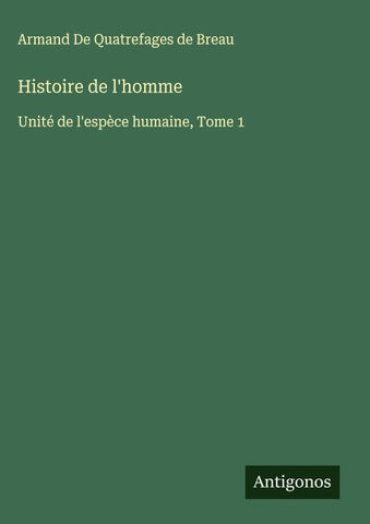 Histoire de l'homme