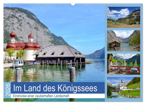 Im Land des Königssees (Wandkalender 2026 DIN A2 quer), CALVENDO Monatskalender