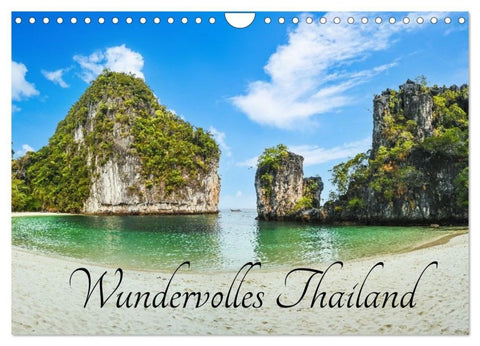 Wundervolles Thailand (Wandkalender 2027 DIN A4 quer), CALVENDO Monatskalender