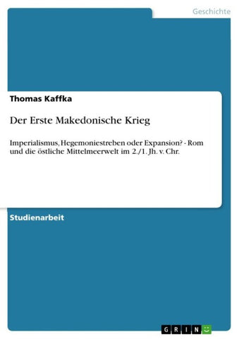 Der Erste Makedonische Krieg