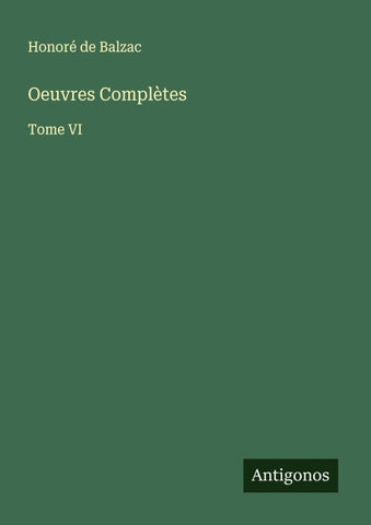 Oeuvres Complètes