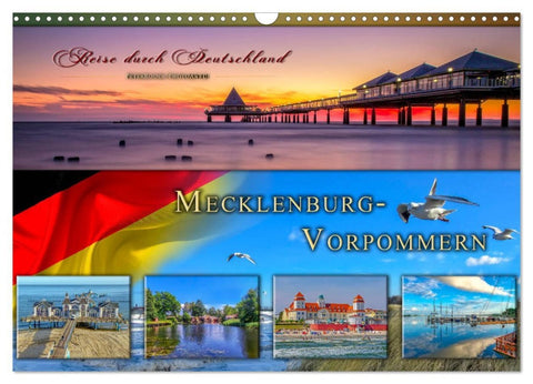 Reise durch Deutschland - Mecklenburg-Vorpommern (Wandkalender 2026 DIN A3 quer), CALVENDO Monatskalender
