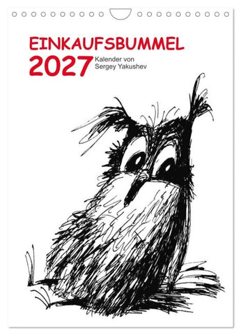 Einkaufsbummel 2027 (Wandkalender 2027 DIN A4 hoch), CALVENDO Monatskalender