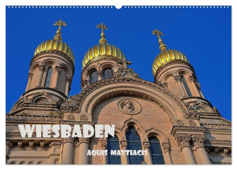 Wiesbaden Aquis Mattiacis (Wandkalender 2027 DIN A2 quer), CALVENDO Monatskalender