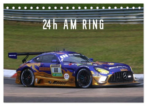 24h am Ring (Tischkalender 2027 DIN A5 quer), CALVENDO Monatskalender