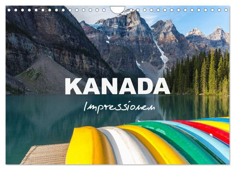Kanada - Impressionen (Wandkalender 2027 DIN A4 quer), CALVENDO Monatskalender