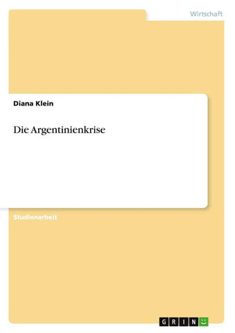 Die Argentinienkrise