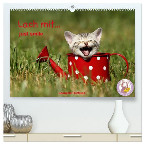 lach mit...just smile (hochwertiger Premium Wandkalender 2027 DIN A2 quer), Kunstdruck in Hochglanz