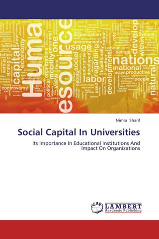 Social Capital In Universities