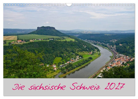 Die sächsische Schweiz 2027 (Wandkalender 2027 DIN A3 quer), CALVENDO Monatskalender