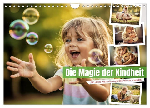 Die Magie der Kindheit (Wandkalender 2027 DIN A4 quer), CALVENDO Monatskalender