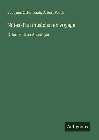 Notes d'un musicien en voyage
