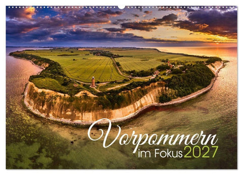 Vorpommern im Fokus (Wandkalender 2027 DIN A2 quer), CALVENDO Monatskalender