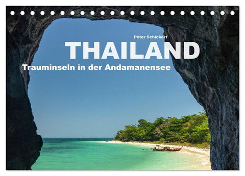 Thailand - Trauminseln in der Andamanensee (Tischkalender 2027 DIN A5 quer), CALVENDO Monatskalender