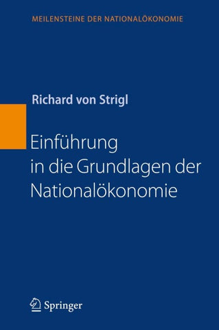 Einführung in die Grundlagen der Nationalökonomie