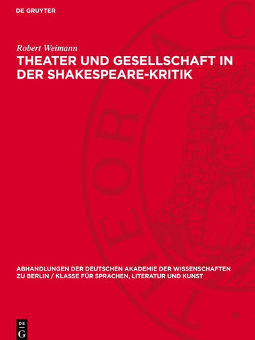 Theater und Gesellschaft in der Shakespeare-Kritik