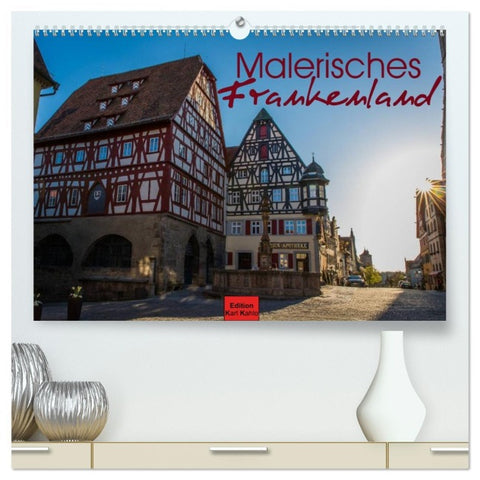 Malerisches Frankenland (hochwertiger Premium Wandkalender 2026 DIN A2 quer), Kunstdruck in Hochglanz
