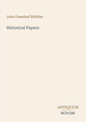 Historical Papers