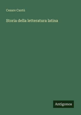 Storia della letteratura latina