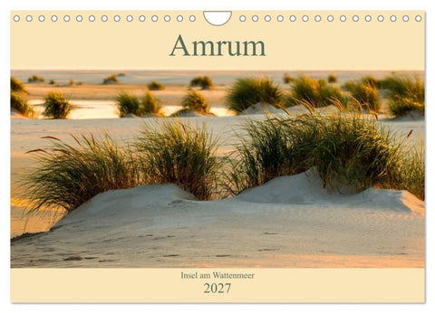 Amrum Insel am Wattenmeer (Wandkalender 2027 DIN A4 quer), CALVENDO Monatskalender