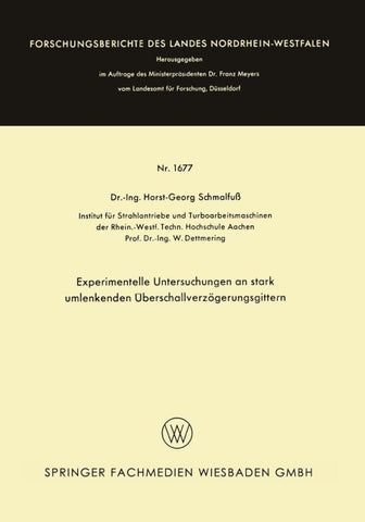Experimentelle Untersuchungen an stark umlenkenden Überschallverzögerungsgittern