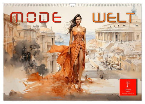 Mode Welt (Wandkalender 2027 DIN A3 quer), CALVENDO Monatskalender