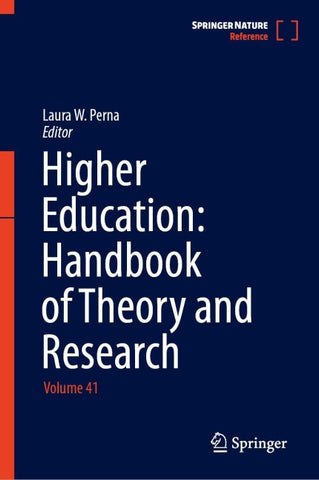 Higher Education: Handbook of Theory and Research