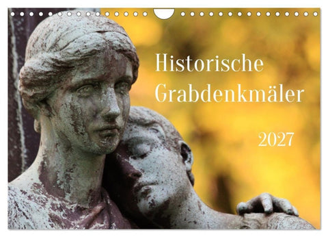 Alte Grabdenkmäler (Wandkalender 2027 DIN A4 quer), CALVENDO Monatskalender