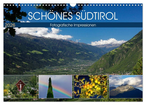 Schönes Südtirol (Wandkalender 2026 DIN A3 quer), CALVENDO Monatskalender