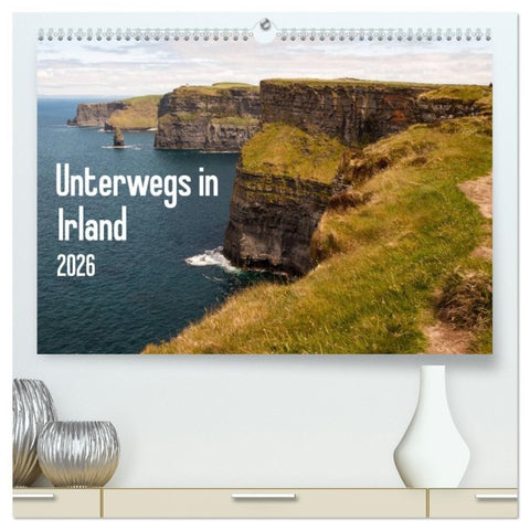 Unterwegs in Irland (hochwertiger Premium Wandkalender 2026 DIN A2 quer), Kunstdruck in Hochglanz