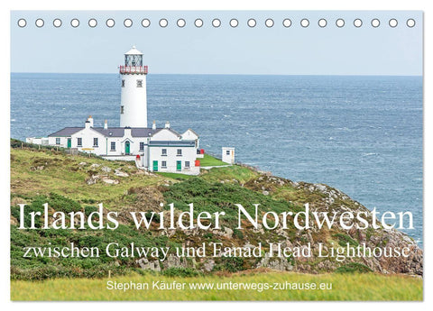 Irlands wilder Nordwesten, zwischen Galway und Fanad Head Lighthouse (Tischkalender 2027 DIN A5 quer), CALVENDO Monatskalender