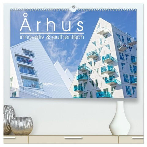 Århus - innovativ und authentisch (hochwertiger Premium Wandkalender 2027 DIN A2 quer), Kunstdruck in Hochglanz