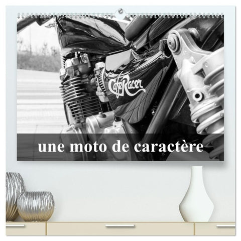 Une moto de caractère (Calendrier mural haut de gamme 2027 DIN A2 vertical), CALVENDO calendrier mensuel