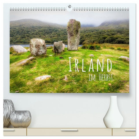 Irland im Herbst (hochwertiger Premium Wandkalender 2027 DIN A2 quer), Kunstdruck in Hochglanz