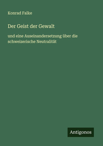 Der Geist der Gewalt