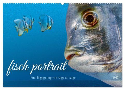 fisch portrait (Wandkalender 2027 DIN A2 quer), CALVENDO Monatskalender