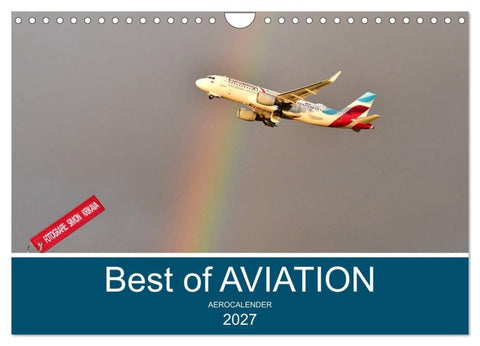 Best of Aviation (Wandkalender 2027 DIN A4 quer), CALVENDO Monatskalender