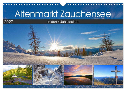 Altenmarkt Zauchensee (Wandkalender 2027 DIN A3 quer), CALVENDO Monatskalender