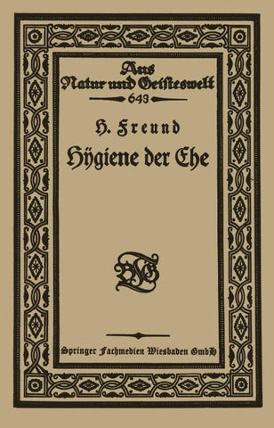 Hÿgiene der Ehe